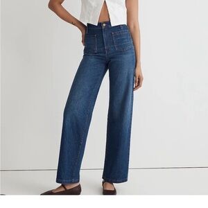The Perfect Vintage Wide-Leg Jean: Patch Pocket Edition